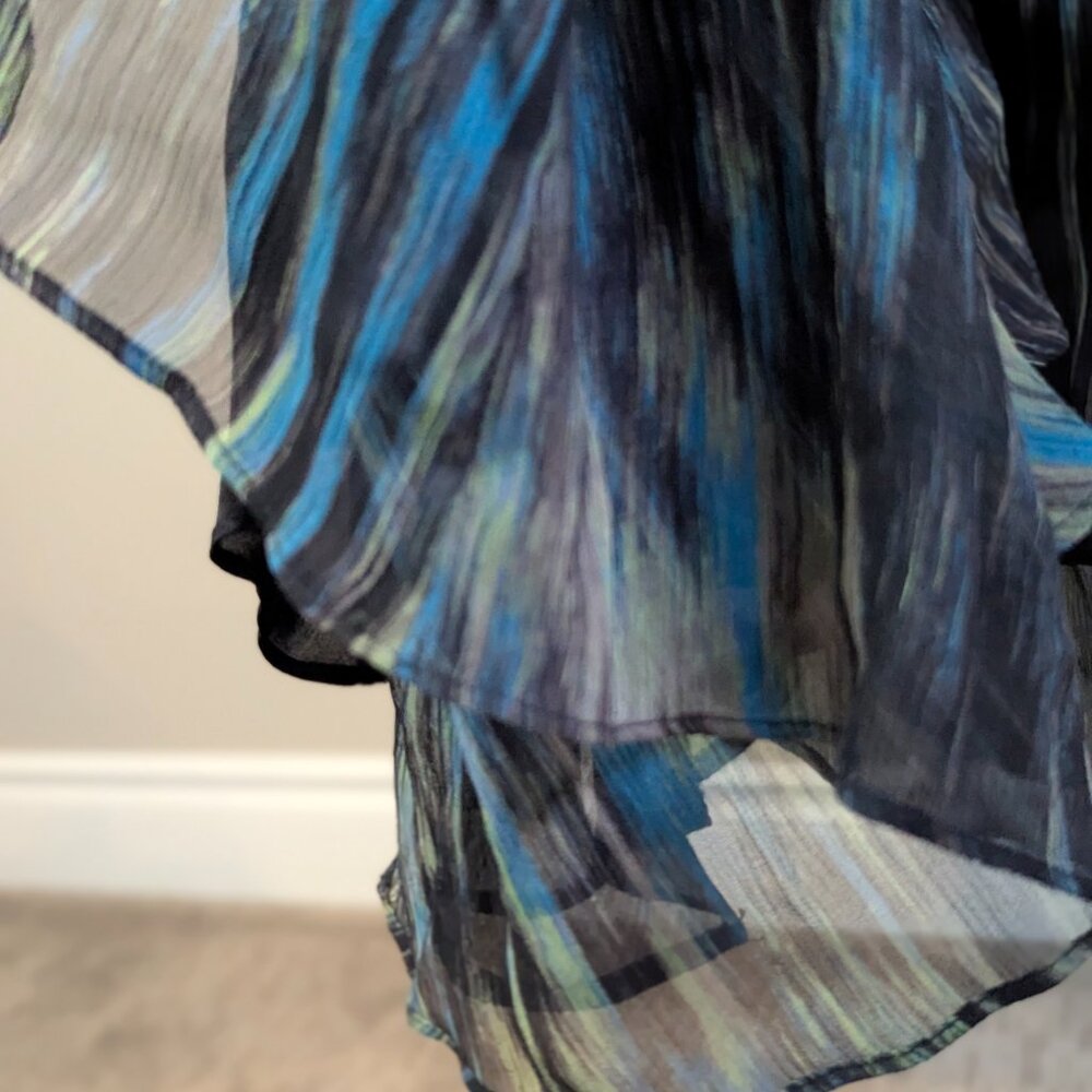 NWT 100% Silk New With Tags Gown Bohemian Resort Vacation  Medium - Picture 11 of 16